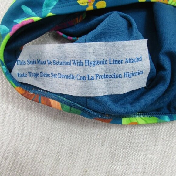 Kona Sol‎ Bodysuit Womens L Multi Full Seat Coverage Adjustable Straps VN1345353 - Picture 7 of 11